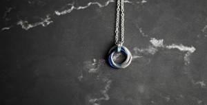  Silver Pendant Necklace