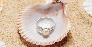 Pearl Ring For Female