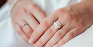 Flower Pearl Ring