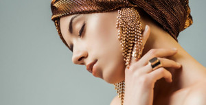 Long Gold Earrings