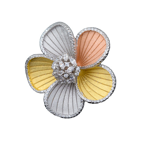 Flower Gold Ring