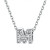 ChicSilver's Sterling Silver Initial Necklace: Personalized with Letter M Pendant