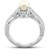 Pompeii3 Diamond Pearl Vintage Gatsby Style Ring 14K White Gold