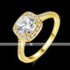 Band Ring Diamond Solitaire Rose Gold-2