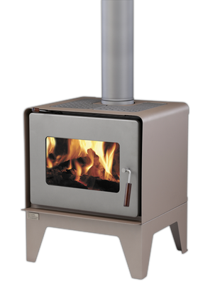 Woodsman Flare Freestanding Wood Burner - Leg Base