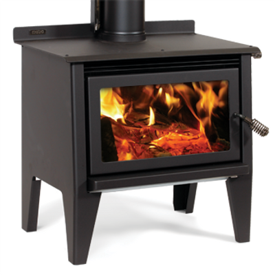 Metro LTD Xtreme Rad - Leg Freestanding Rural Wood Fire 