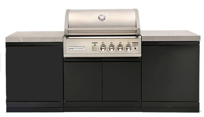 Crossray Infrared Compact Kitchen with 4 Burner BBQ