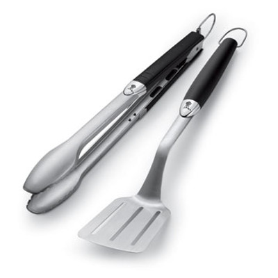 Weber 2 piece stainless steel tool set