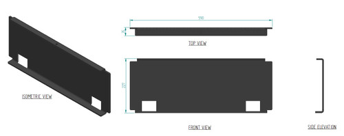 Masport Baffle to suit Mackenzie (Front)