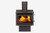Metro Wee Rad Base Wet Model Wood Burner 