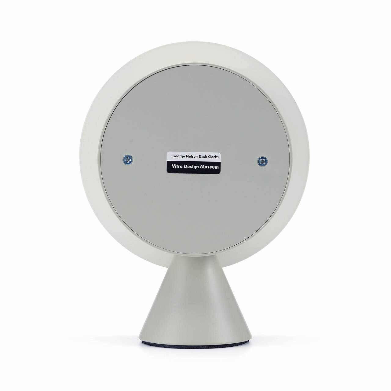 Nelson Cone Base Clock Modern Metal Desk Clock Vitra