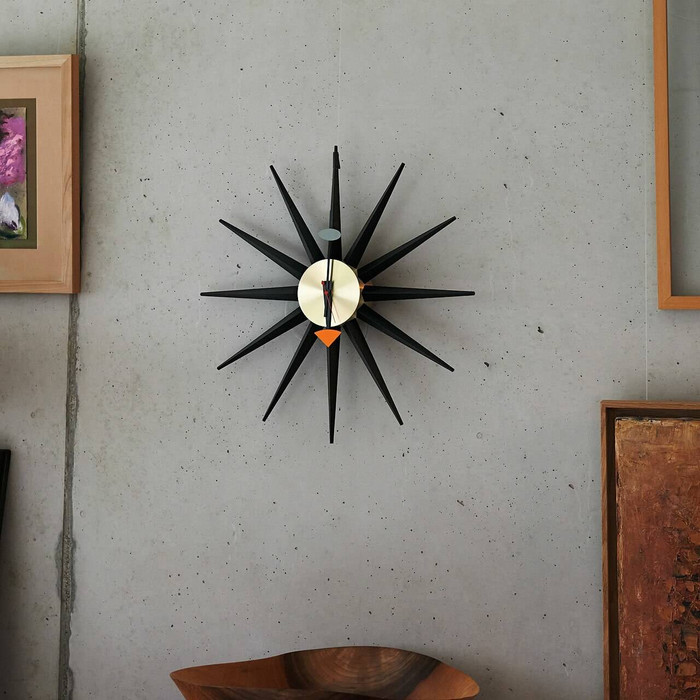 George Nelson Sunburst Clock - Thumbnail 2