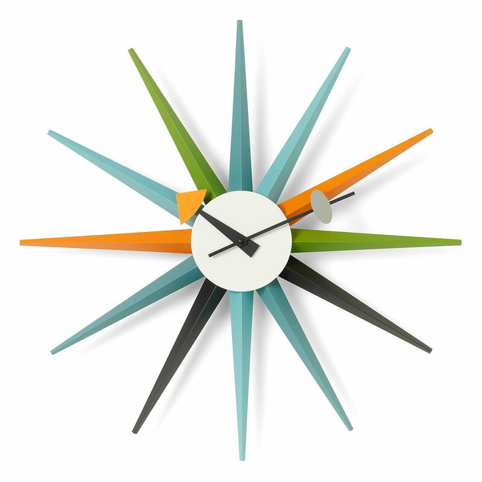 George Nelson Sunburst Clock - Thumbnail 3