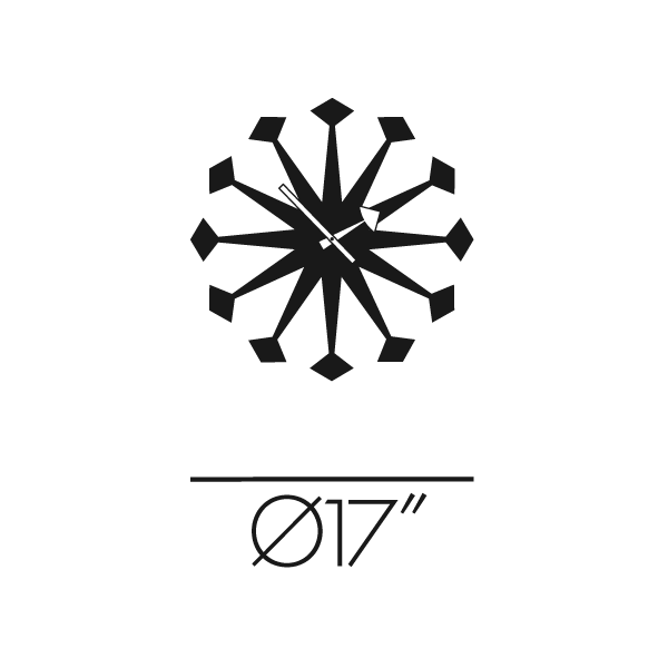 George Nelson Polygon Clock - Thumbnail 5