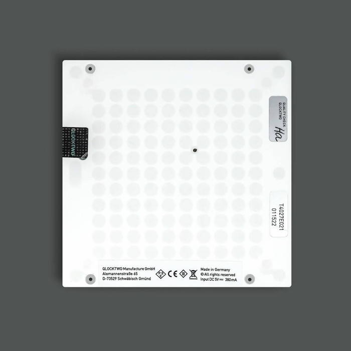 QLOCKTWO TOUCH (5 in.)  Circuit Board/LED Replacement QLOCKTWO TOUCH (5 in.)  Circuit Board/LED Replacement