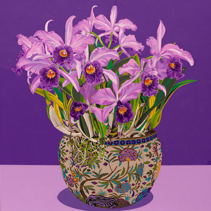 Orchids and Vase