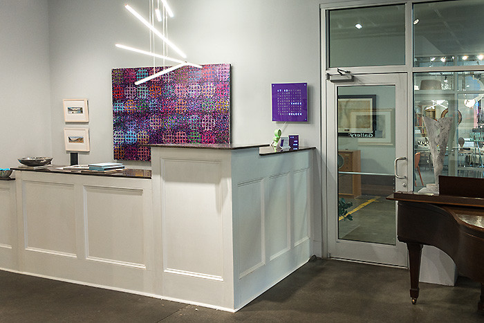 QLOCKTWO at Lee Hansley Gallery in Raleigh, NC