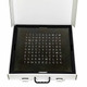 QLOCKTWO EARTH 45 Ships with a Clock Matrix Body, Interchangeable Front Cover and Accessories QLOCKTWO EARTH 45 Ships with a Clock Matrix Body, Interchangeable Front Cover and Accessories