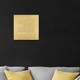 QLOCKTWO EARTH 45 + Creator's Edition 24k Yellow Gold Leaf Covered QLOCKTWO EARTH 45 + Creator's Edition 24k Yellow Gold Leaf Covered