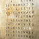 QLOCKTWO EARTH 45 + Creator's Edition 12k White Gold Leaf with Oxidized Silver Patina (detail) QLOCKTWO EARTH 45 + Creator's Edition 12k White Gold Leaf with Oxidized Silver Patina (detail)