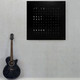 QLOCKTWO  EARTH 90 | Powder Coated Black Pepper Stainless Steel QLOCKTWO  EARTH 90 | Powder Coated Black Pepper Stainless Steel
