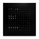 QLOCKTWO  EARTH 90 | Powder Coated Black Pepper Stainless Steel QLOCKTWO  EARTH 90 | Powder Coated Black Pepper Stainless Steel