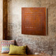 QLOCKTWO  EARTH 90 | Creator's Edition Hand-Rusted Raw Steel