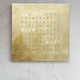 QLOCKTWO   EARTH 90 | Creator's Edition 24k White Gold Leaf & Oxidized Silver