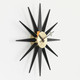 George Nelson Sunburst Clock - Black / Brass (profile) George Nelson Sunburst Clock - Black / Brass (profile)