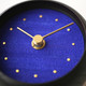 Pulverized Azurite mineral pigment paint and gold leaf hour markers (black) Pulverized Azurite mineral pigment paint and gold leaf hour markers (black)