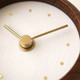 Hanamokko Suishou Table Clock - Crystal - Black (detail)