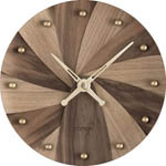 Walnut & Oak / Brass Hands & Signals