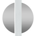 White Painted / Chromed Brass