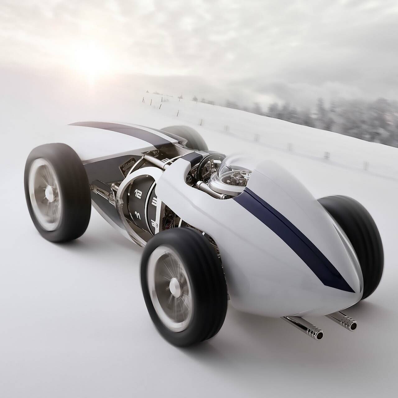 Time Fast D8 by L'Epée 1839 | Vintage Race Car | Contemporary Art