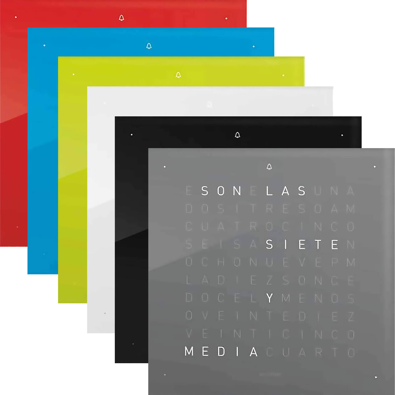 QLOCKTWO EARTH 13.5 / Touch Acrylic Glass Front Covers