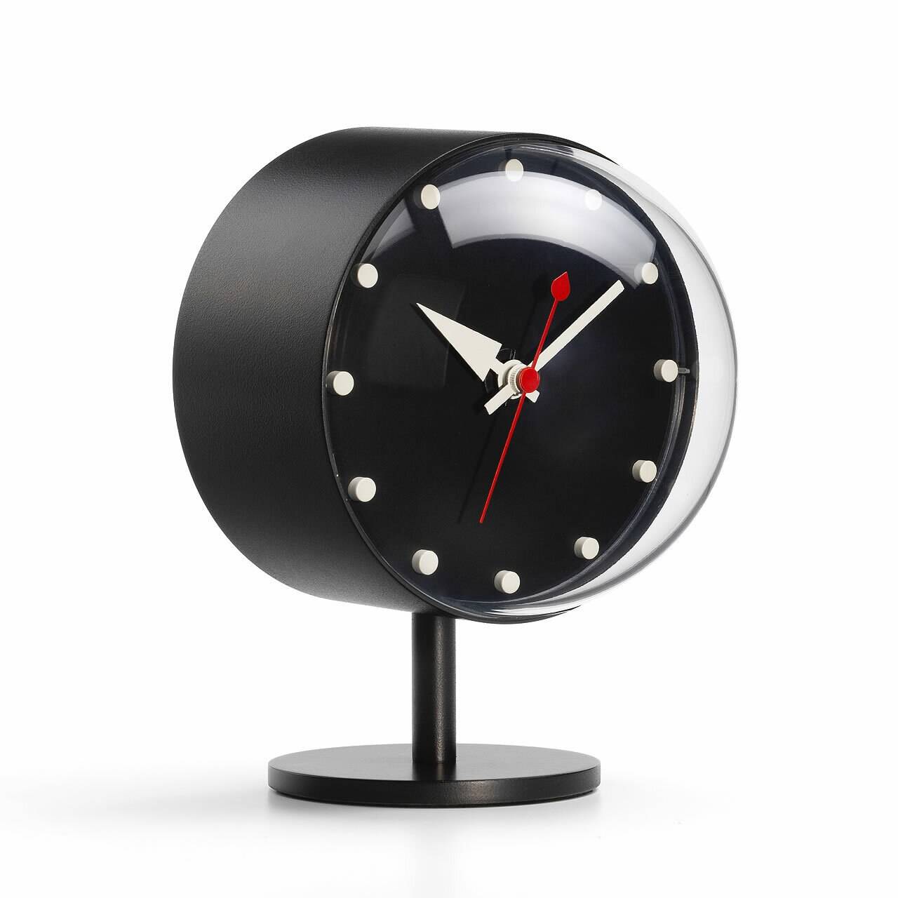 George Nelson Night Clock by Vitra | Brass, Black | Desk Clock