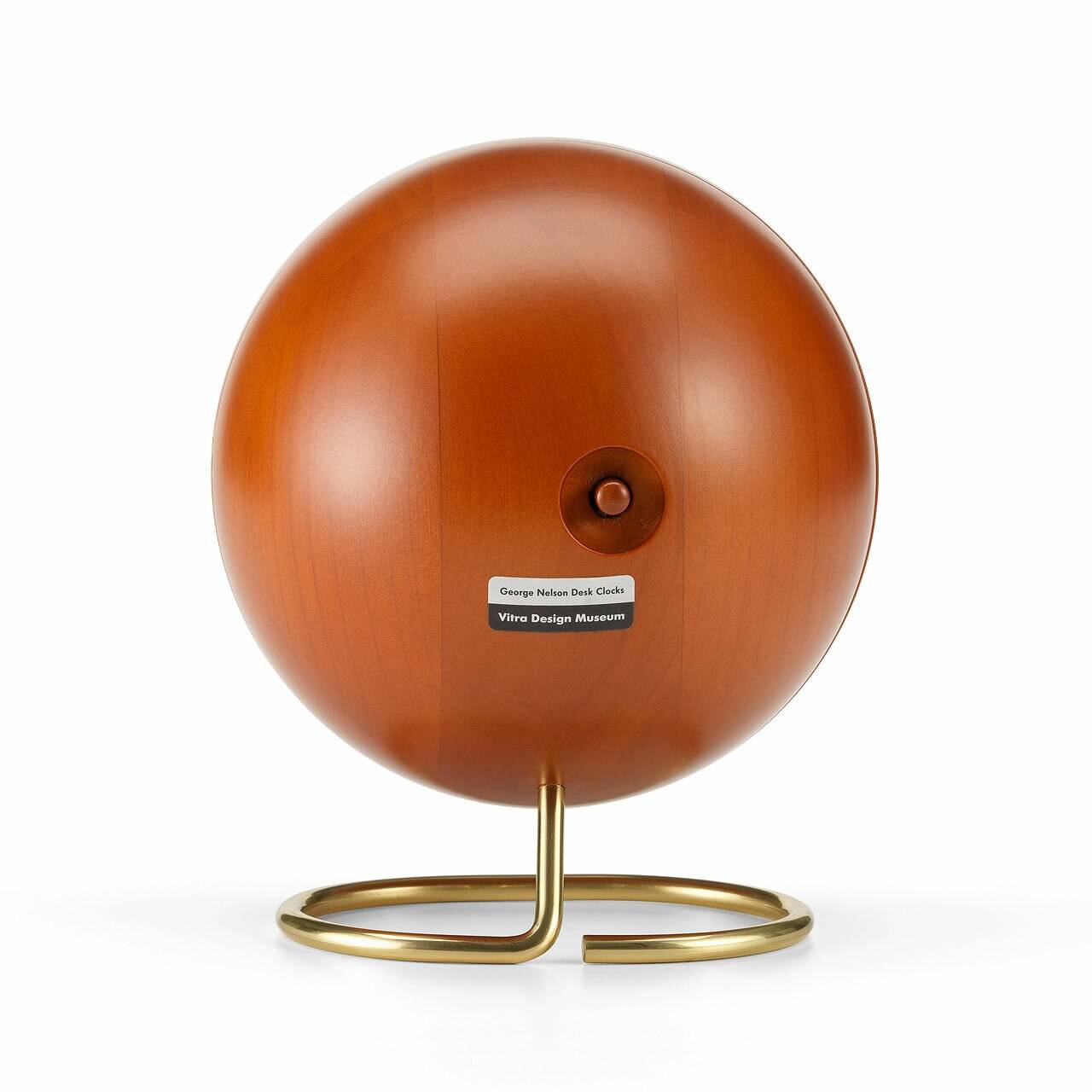 George Nelson Chronopak Clock by Vitra | Modern Walnut Desk Clock