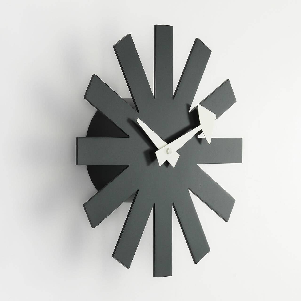 George Nelson Asterisk Clock by Vitra | Black / Brass Modern Clock
