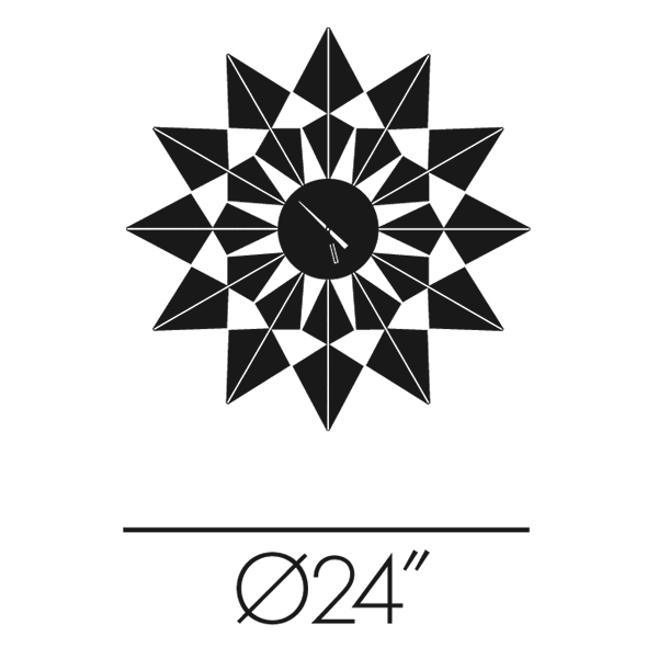 George Nelson Flock of Butterflies Wall Clock by Vitra | Aluminum George Nelson Flock of Butterflies Wall Clock by Vitra | Aluminum