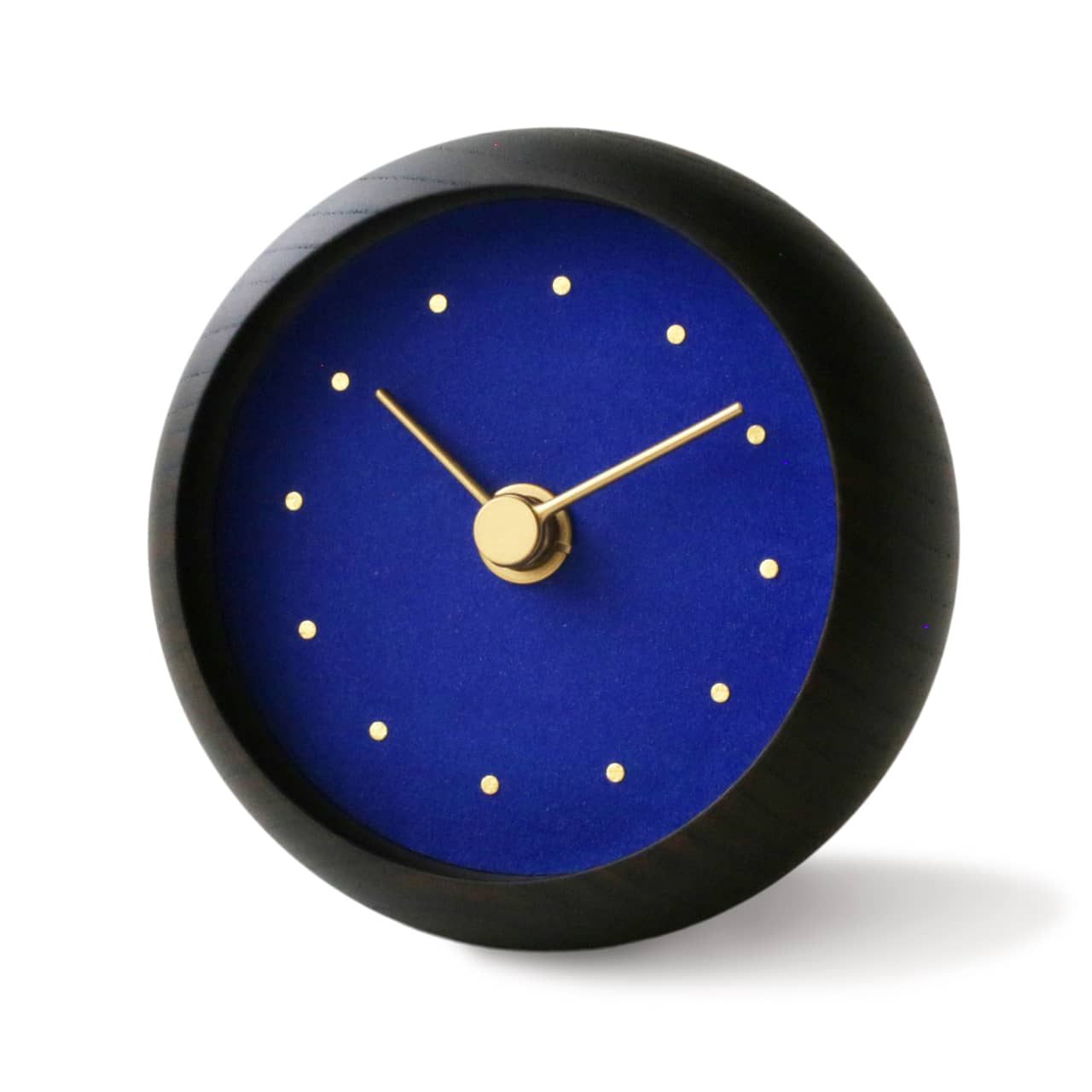 C-Brain Hanamokko Gunjo (Ultramarine Blue) Table Clock