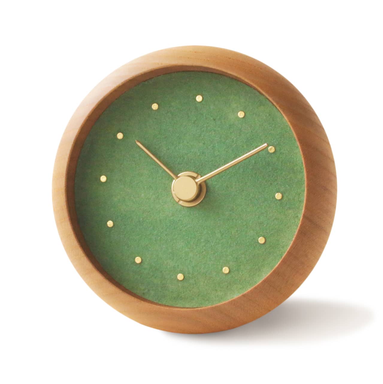C-Brain Hanamokko Midorimenou (Green Agate) Table Clock