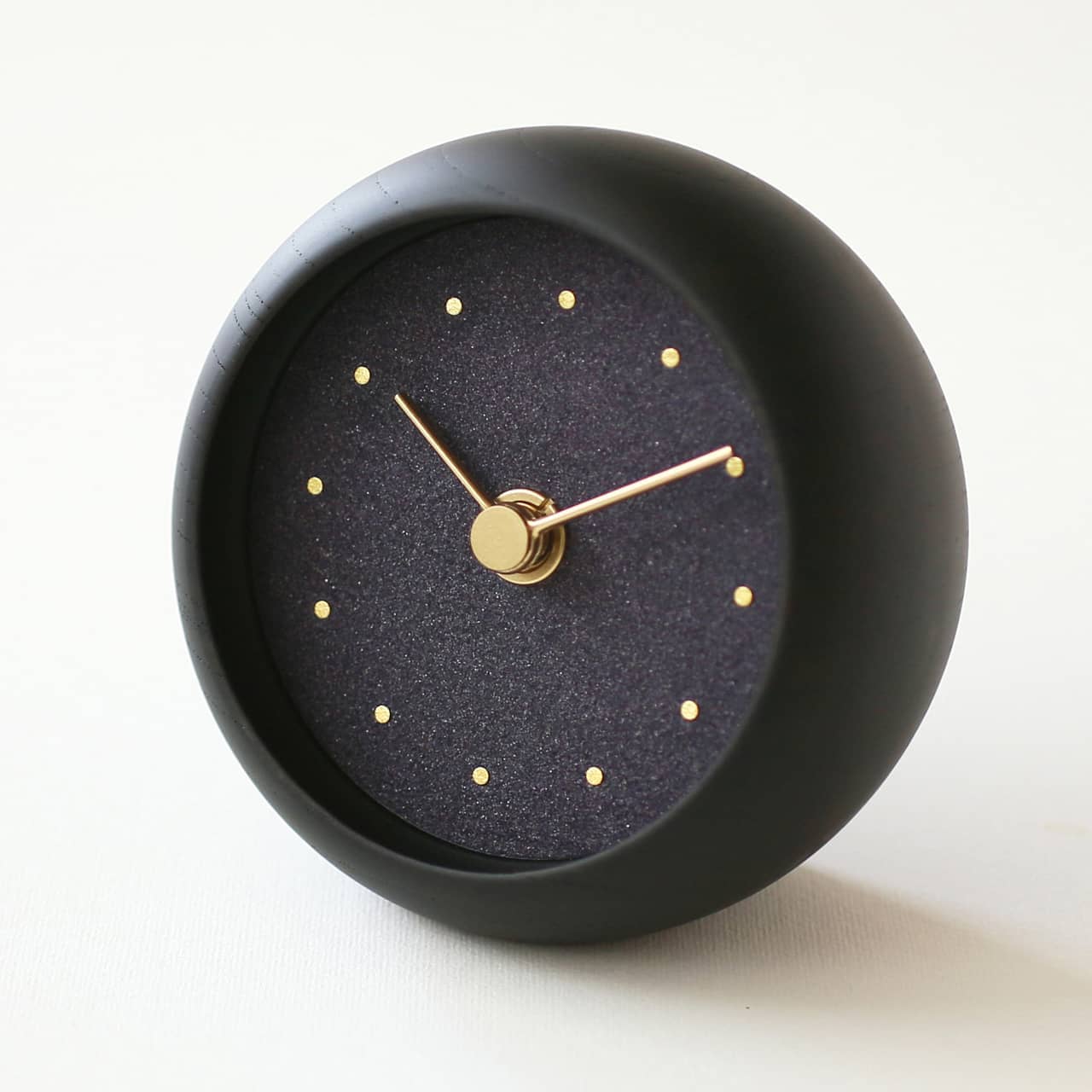 C-Brain Hanamokko Kodaimurasaki (Ancient Purple) Table Clock