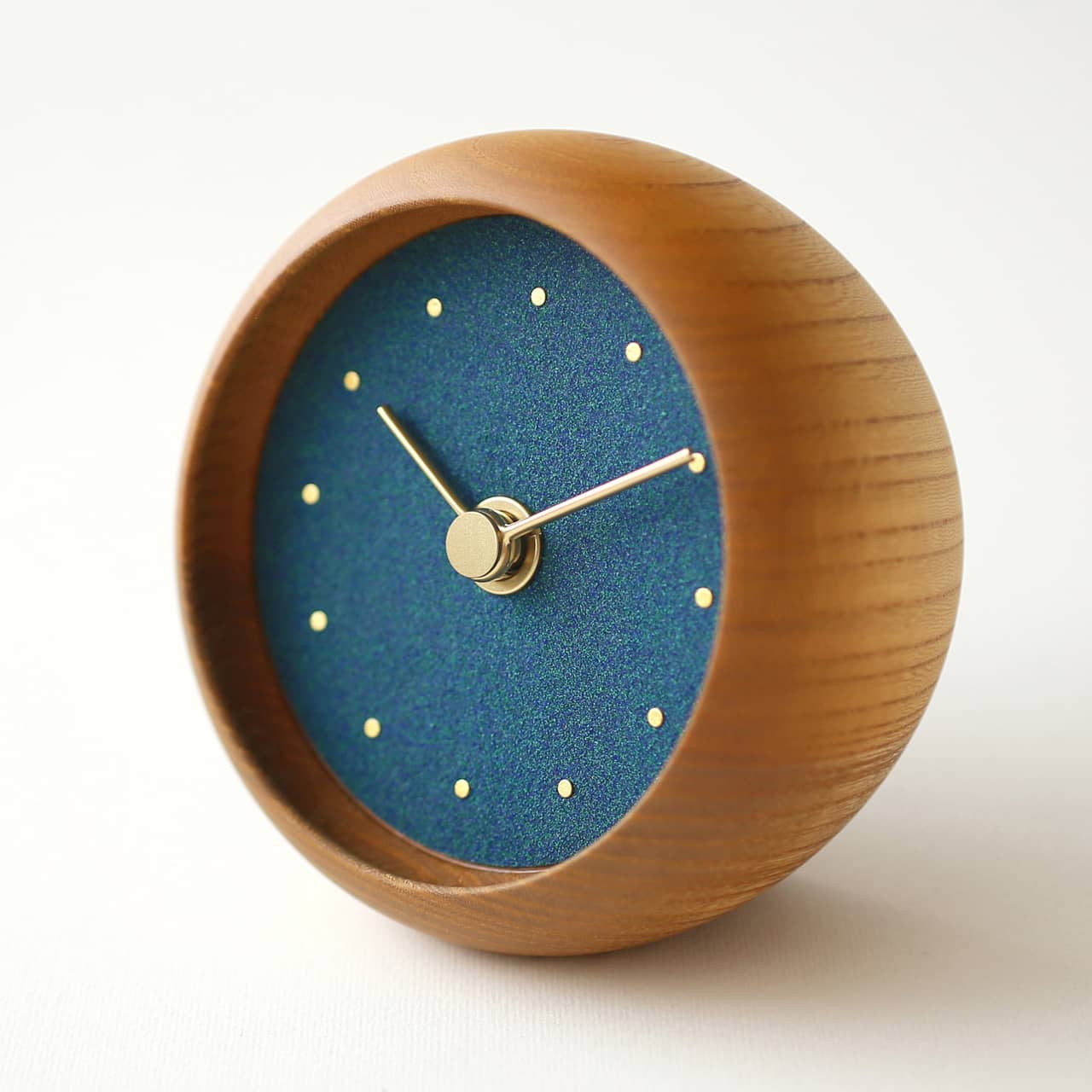 C-Brain Hanamokko Gunroku (Blue Green) Table Clock