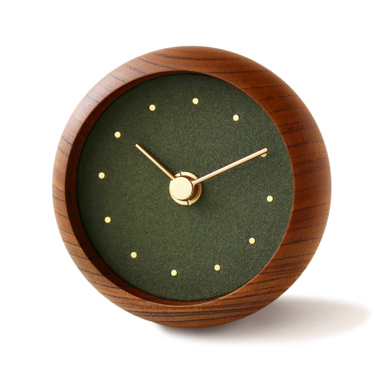 C-Brain Hanamokko Iwatsubaki (Deep Green) Table Clock | Aegirine