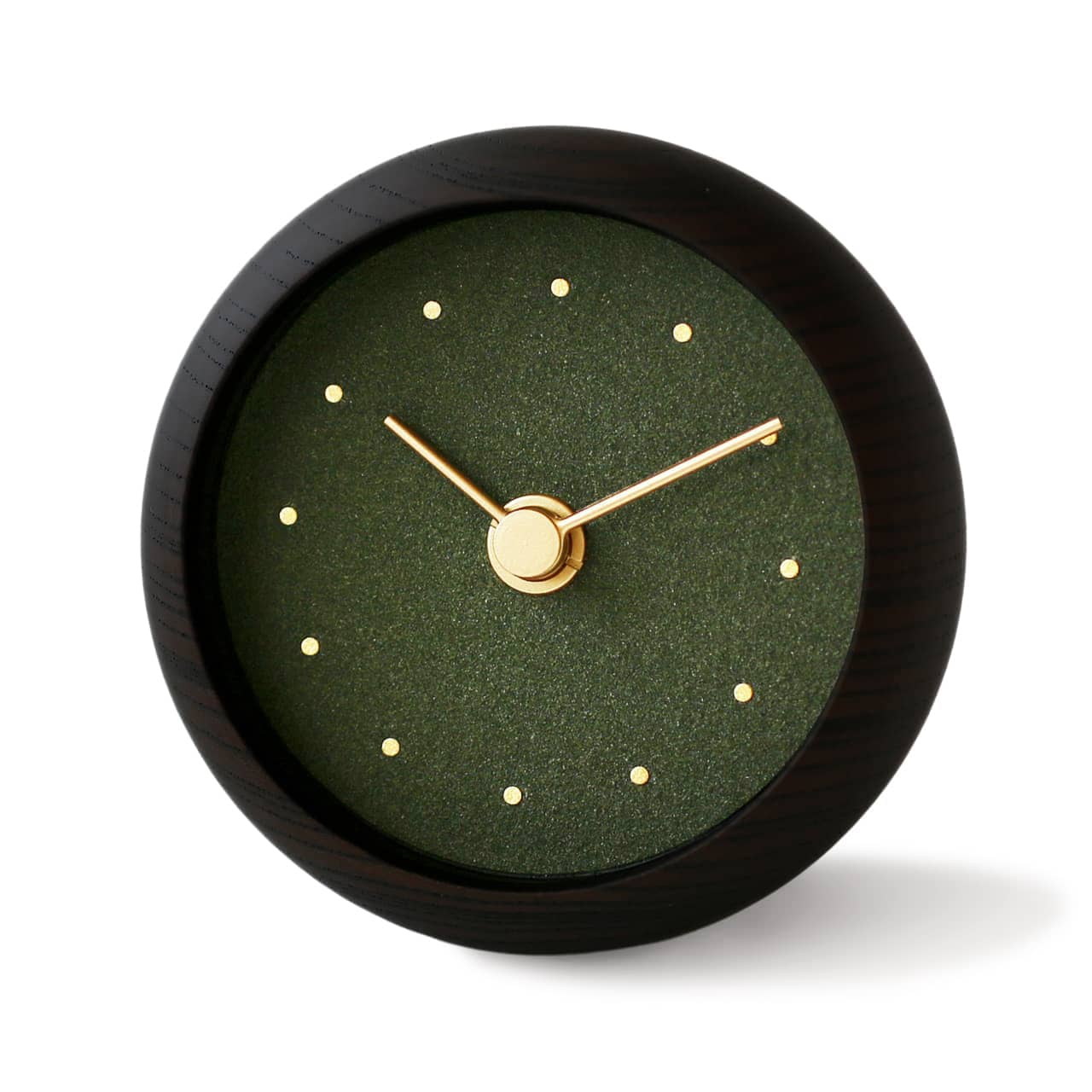 C-Brain Hanamokko Iwatsubaki (Deep Green) Table Clock