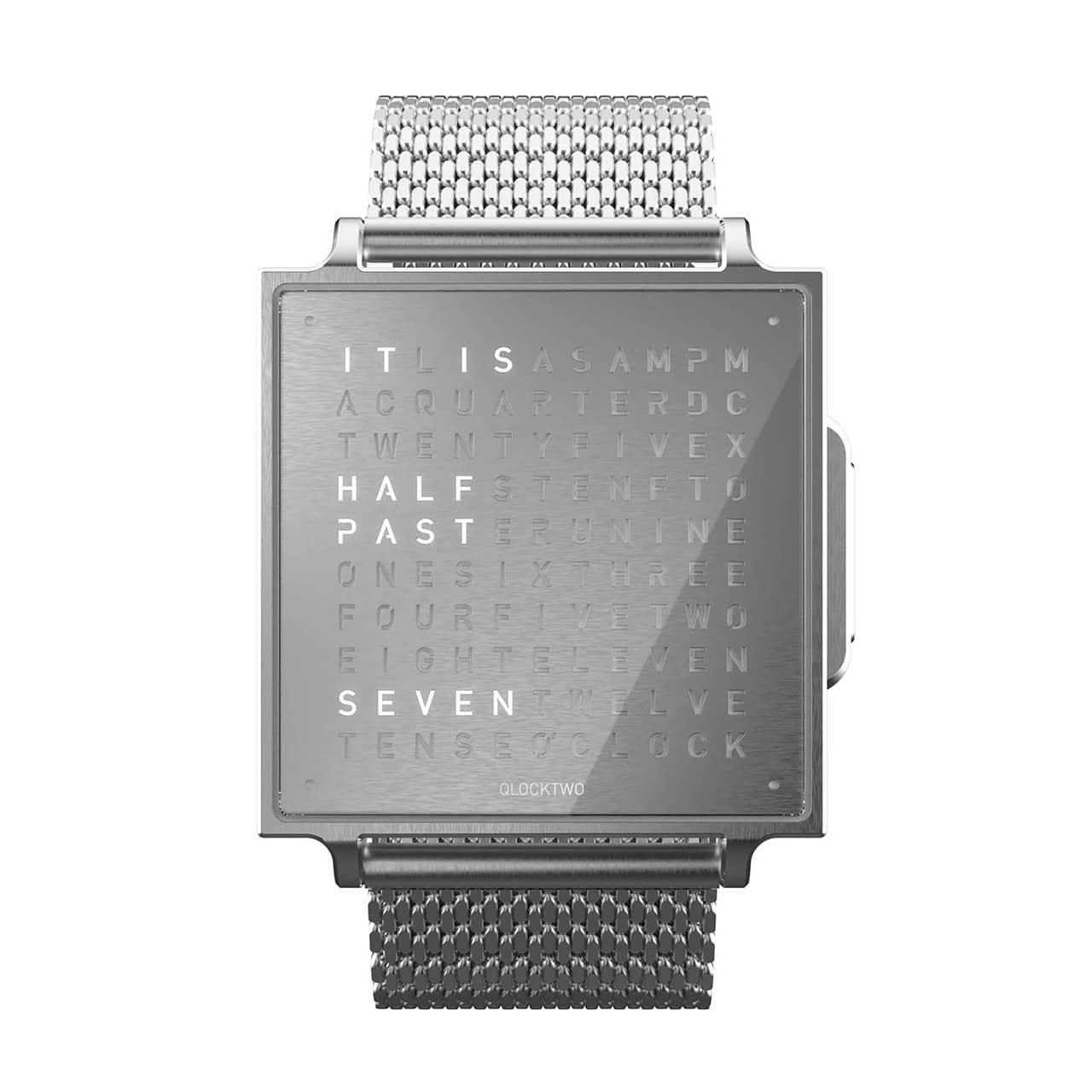 QLOCKTWO Watch | W | Black or Fine Steel | US Retailer