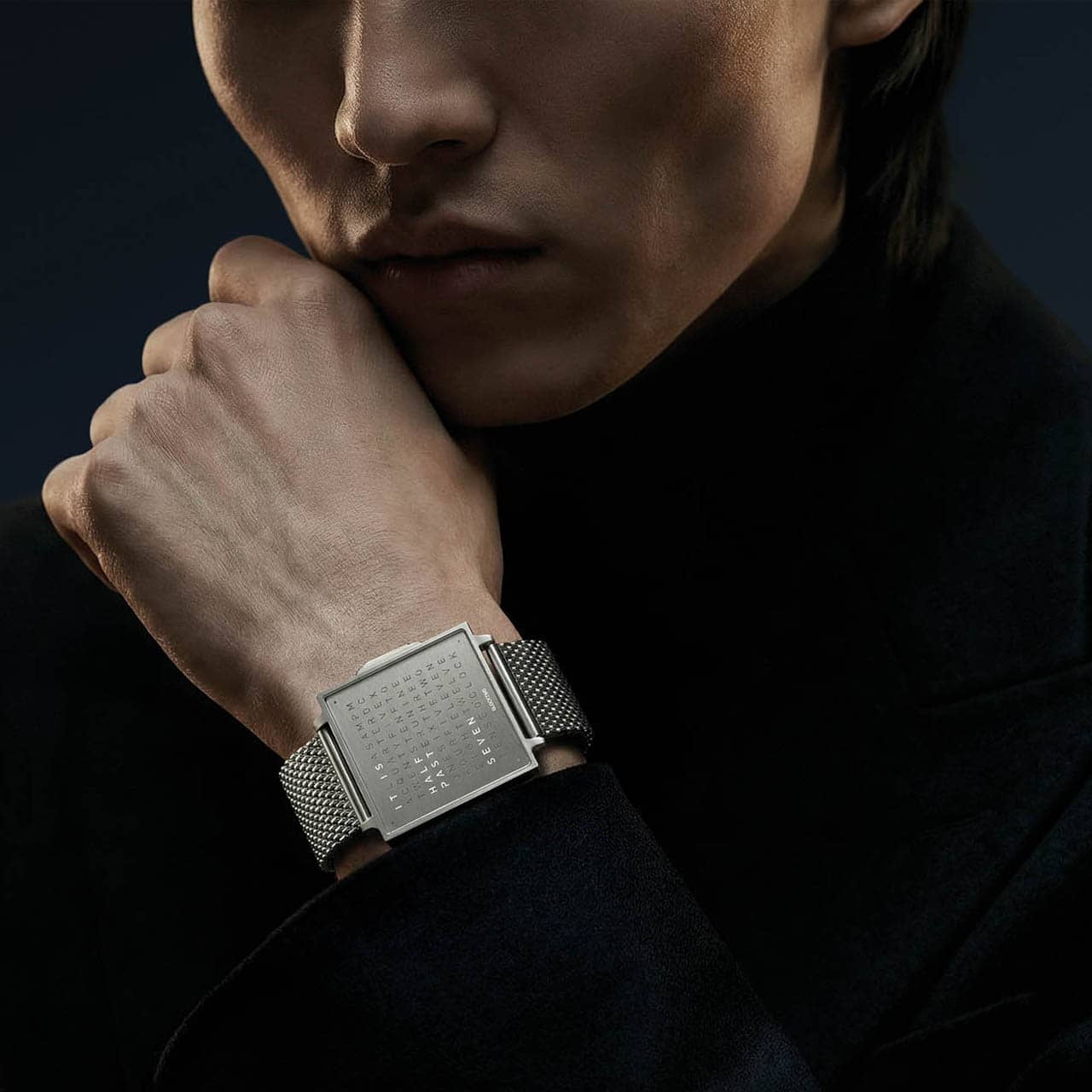 QLOCKTWO Watch | W | Black or Fine Steel | US Retailer