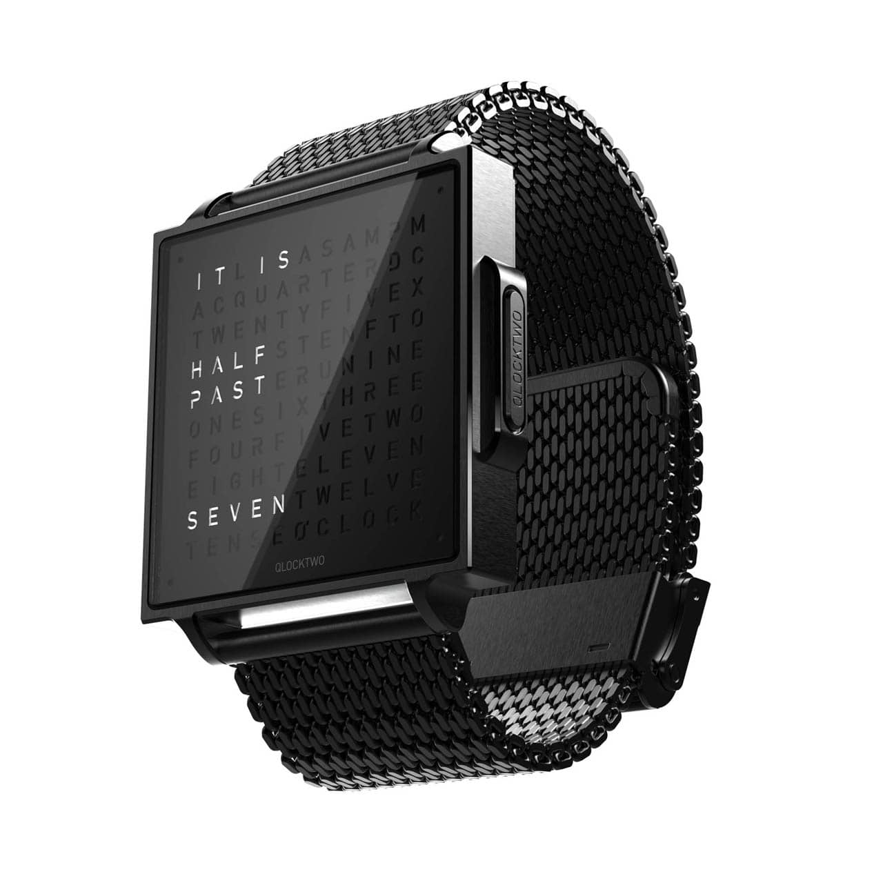 QLOCKTWO Watch | W | Black or Fine Steel | US Retailer