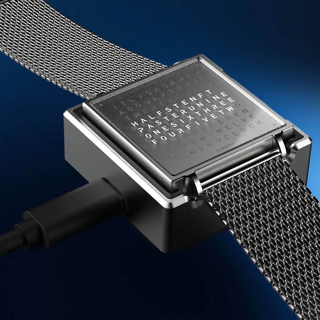 QLOCKTWO Watch | W | Black or Fine Steel | US Retailer