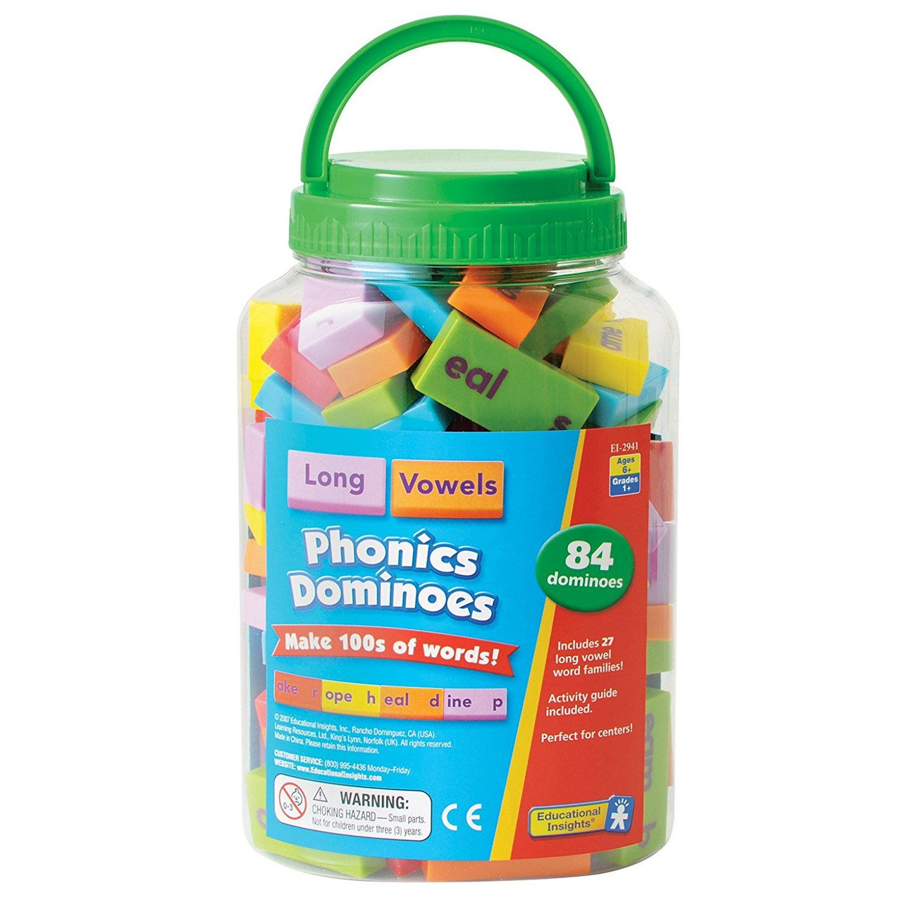 Learning Resources Phonics Dominoes Long Vowels - Supplies for Schools